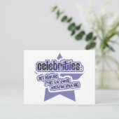 Carte Postale Adoption célébrité (Debout devant)