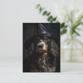Carte Postale Adorable chien d'Halloween (Debout devant)