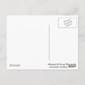 Carte Postale Adorable chipmunk enceinte (Dos)