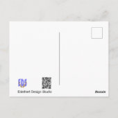 Carte postale adorable d'anniversaire à Robin et F (Dos)