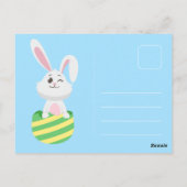 Carte postale adorable de Pâques Rabbit (Dos)