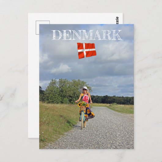 Carte postale adorable du Danemark ! (Devant / Derrière)