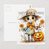 Carte Postale Adorable Festif Petit Écart (Devant / Derrière)