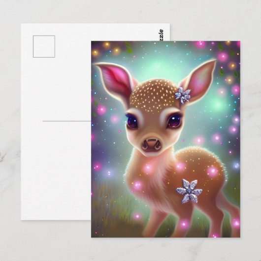 Carte Postale adorable Fête de Noël (Devant / Derrière)