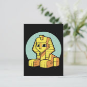 Carte Postale Adorable grand sphinx égyptien (Debout devant)