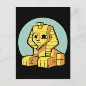 Carte Postale Adorable grand sphinx égyptien (Devant)