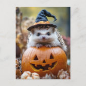 Carte Postale Adorable Halloween Hdgehog (Devant)