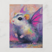 Carte Postale Adorable Hamster Dragon (Devant)