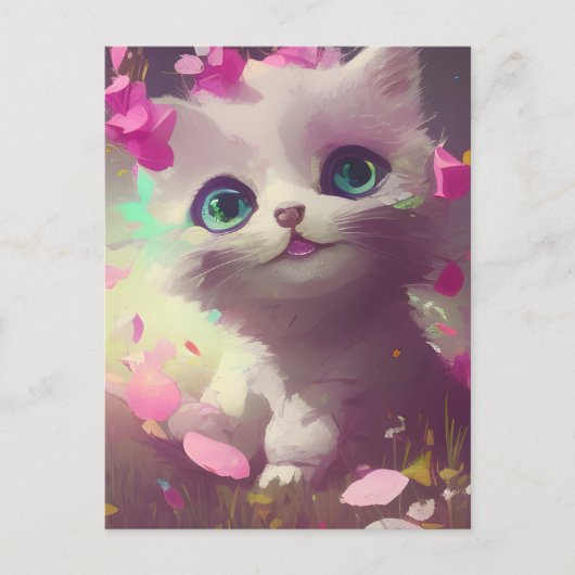 Carte postale adorable Kitten (Devant)