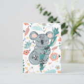 Carte Postale Adorable Koala Art (Debout devant)