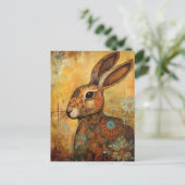 Carte Postale Adorable Lapin (Debout devant)