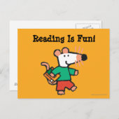Carte Postale Adorable Maisy aime à lire (Devant / Derrière)