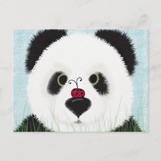 Carte Postale Adorable Ours De Panda (Devant)