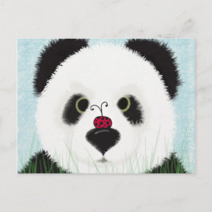 Carte Postale Adorable Ours Panda