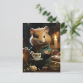 Carte Postale Adorable Petit Hamster (Debout devant)