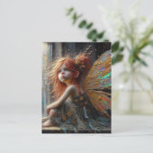 Carte Postale Adorable Petite Fée (Debout devant)