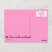 Carte Postale Adorable petite fille et garçon (Dos)