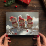 Carte Postale adorable souris de Noël<br><div class="desc">Cette conception a été créée par art numérique. Elle peut être personnalisée en cliquant sur le bouton personnaliser et en modifiant la photo, la couleur, en ajoutant un nom, des initiales ou vos mots préférés. Contactez-moi à l'adresse colorflowcreations@gmail.com si vous souhaitez que ce design soit disponible sur un autre produit....</div>