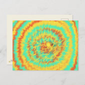 Carte Postale Adoration Aqua Orange Jaune Art 6 Jan 2018 HC (Devant / Derrière)