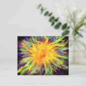 Carte Postale Adoration Art Jaune Orange Spirale 20 oct 17 ESSL (Debout devant)