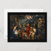 Carte Postale Adoration de la Magi (Devant / Derrière)