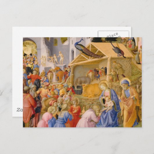 Carte Postale Adoration de Magi (Devant / Derrière)