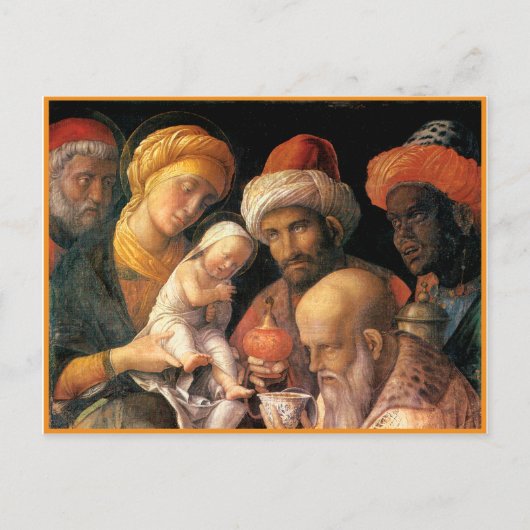 Carte Postale Adoration de Mantegna des Mages (Devant)