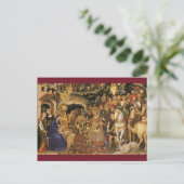 Carte Postale Adoration de Noël médiéval de Magi (Debout devant)