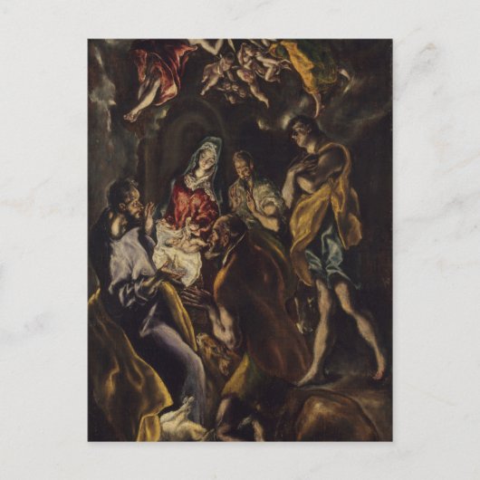 Carte Postale Adoration des bergers (Devant)