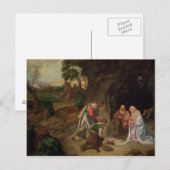 Carte Postale Adoration des bergers, 1510 (Devant / Derrière)