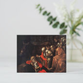 Carte Postale Adoration des bergers par Caravaggio (1609) (Debout devant)