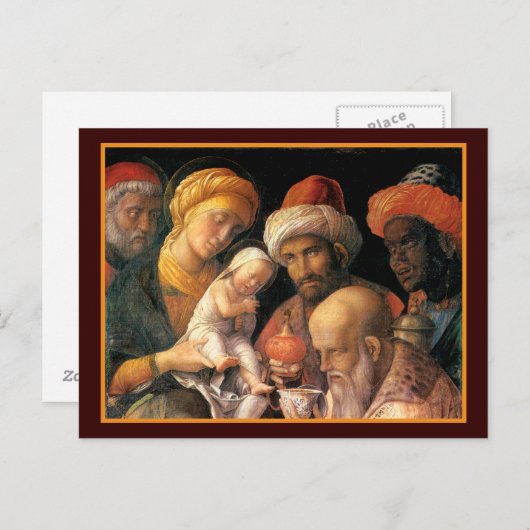 Carte Postale Adoration des Mages (Devant / Derrière)