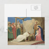 Carte Postale Adoration des Mages, 1857 (Devant / Derrière)