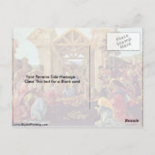 Carte Postale Adoration Des Mages Par Sandro Botticelli (Dos)