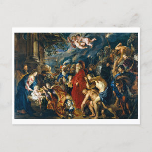 Carte Postale Adoration des Mages Pierre Paul Rubens