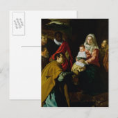 Carte Postale Adoration des rois, 1619 (Devant / Derrière)