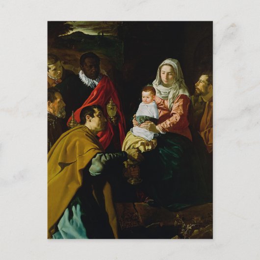 Carte Postale Adoration des rois, 1619 (Devant)