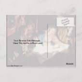 Carte Postale Adoration Du Berger Par Gerard Van Honthorst (Dos)