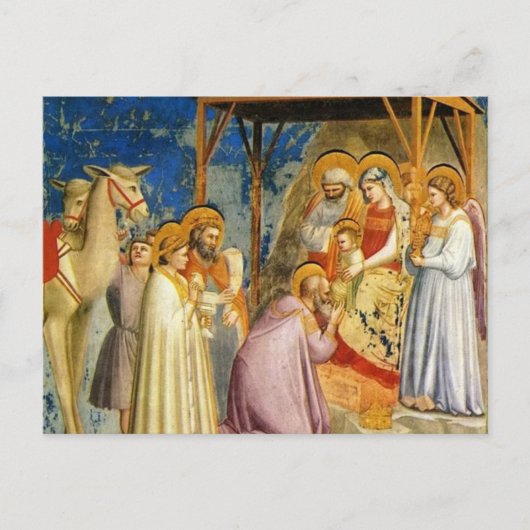 Carte Postale Adoration Du Giotto Magi 1305 (Devant)