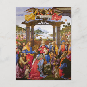 Carte Postale Adoration du Magi Ospedale degli Innocenti