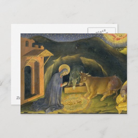 Carte Postale Adoration du Retable Magi; prédel à gauche (Devant / Derrière)