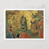 Carte Postale Adoration of the Magi, détail from a predella pane (Devant)