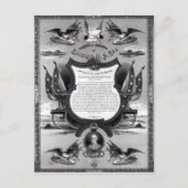 Carte Postale Adresse d'adieu du général Robert E. Lee (Devant)