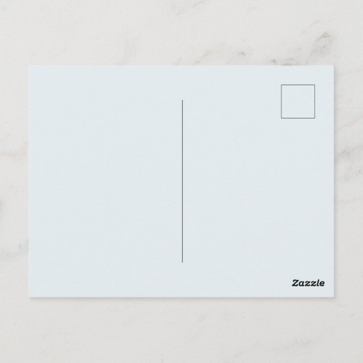 Carte Postale Adresse minimale personnalisée mise à niveau Nous (Dos)