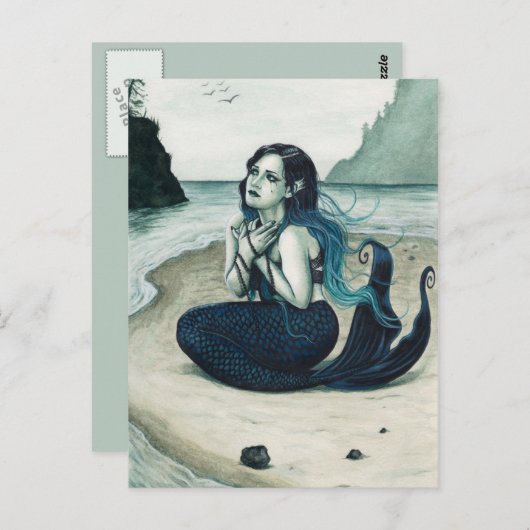 Carte postale Adriad Sad Mermaid (Devant / Derrière)