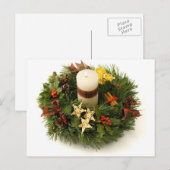Carte Postale Advent wreath (Devant / Derrière)