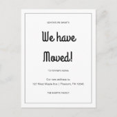 Carte Postale Adventure Attend une nouvelle adresse Moving Faire (Devant)