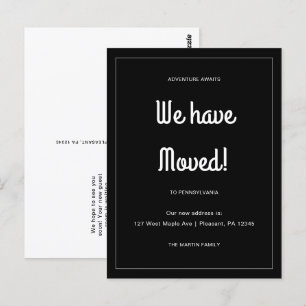 Carte Postale Adventure Attend une nouvelle adresse Moving Faire