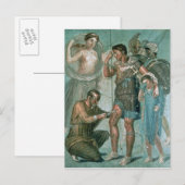 Carte Postale Aeneas blessé, de Pompéi (Devant / Derrière)