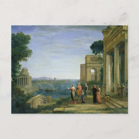 Carte Postale Aeneas et Dido à Carthage, 1675 (Devant)
